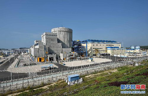 2015年11月7日 海南昌江核电站首台机组并网发电