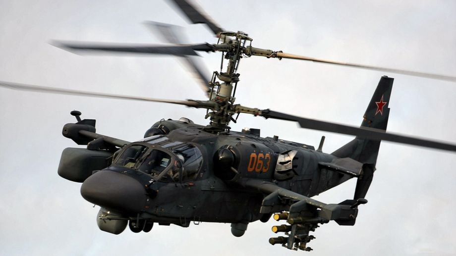 一树之高的"短吻鳄":俄罗斯卡-52武装直升机