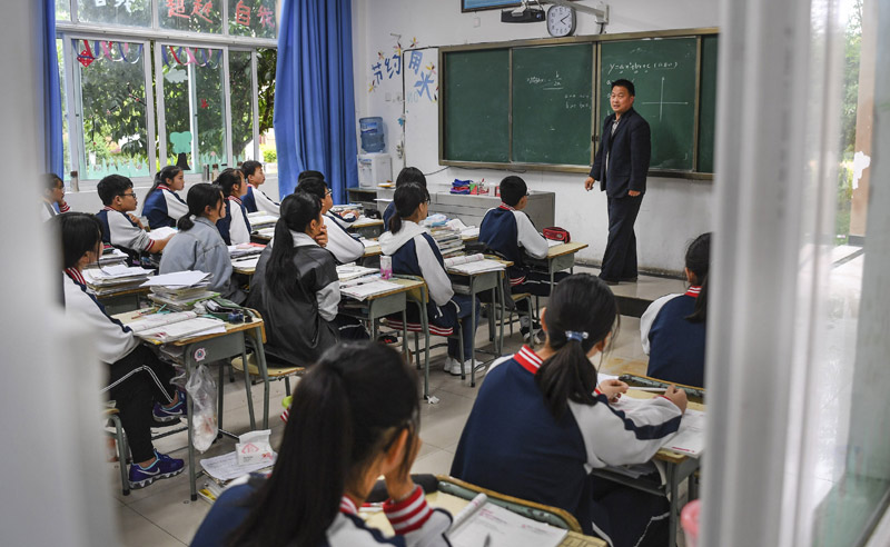 震后重建—中学四川木鱼中学