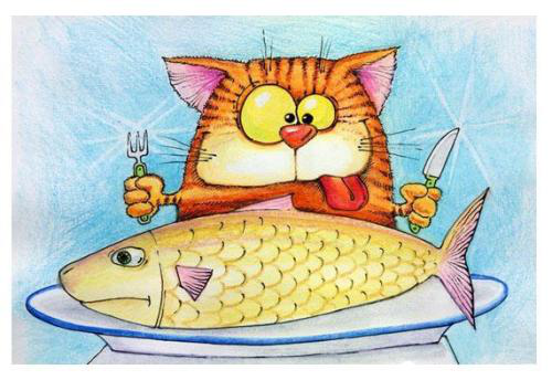 猫咪吃鱼也会"如鲠在喉"