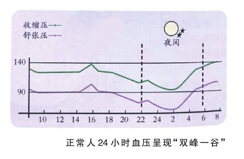 一天中血压变化曲线图图片