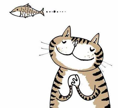 猫爱吃鱼是天生的吗?(图片来自网络)